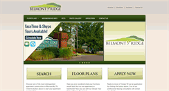 Desktop Screenshot of belmontridgeapts.com